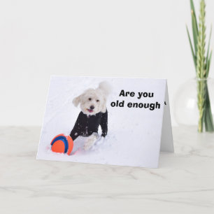 ARE YOU AT THE AGE FOR HEARING AID YET? CARD