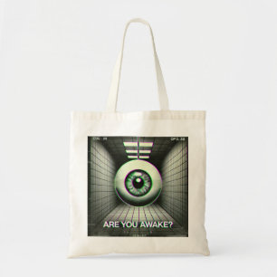 👁️ “Are You Awake?” Weirdcore Tote Bag 👁️