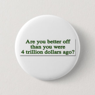 Are you Better Off ? 6 Cm Round Badge