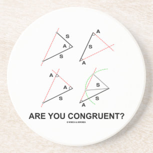 Are You Congruent? (Congruent Angles) Coaster