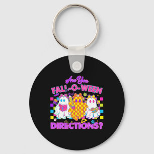 Are You Fall-o-ween Directions Cute Ghost Teacher Key Ring