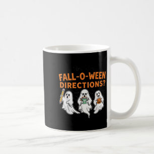 Are You Fall-o-ween Directions Funny Teacher Hallo Coffee Mug