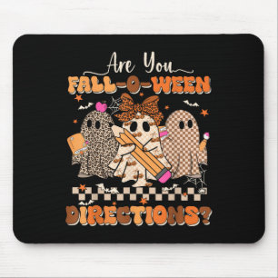 Are You Fall O Ween Directions Teacher Halloween G Mouse Pad
