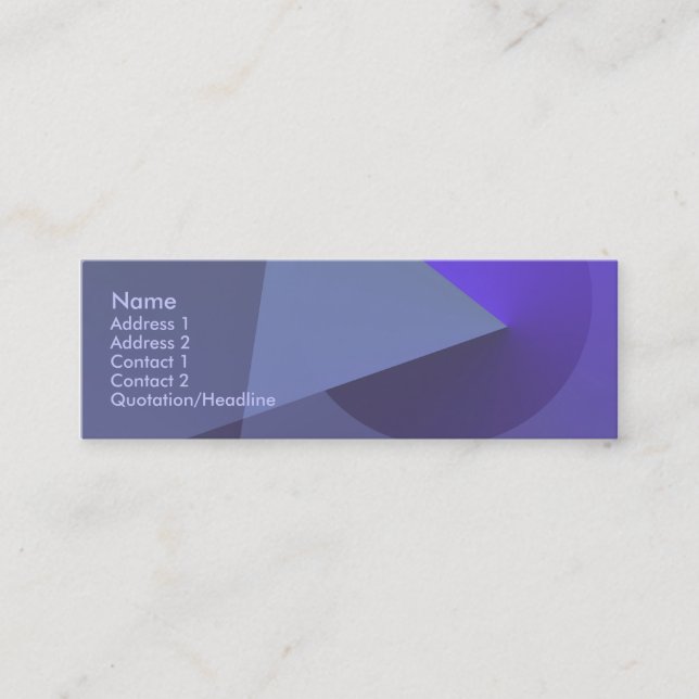 Are you geometrical 8 Business Cards (Front)