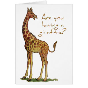 Are You Having a Giraffe?