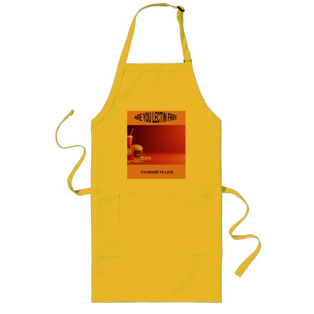 Are You Lectin Free? Long Apron (Front)