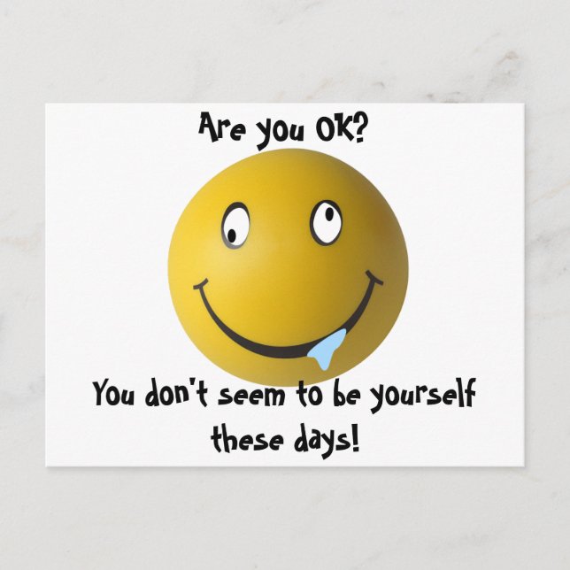 Are you OK Postcard (Front)