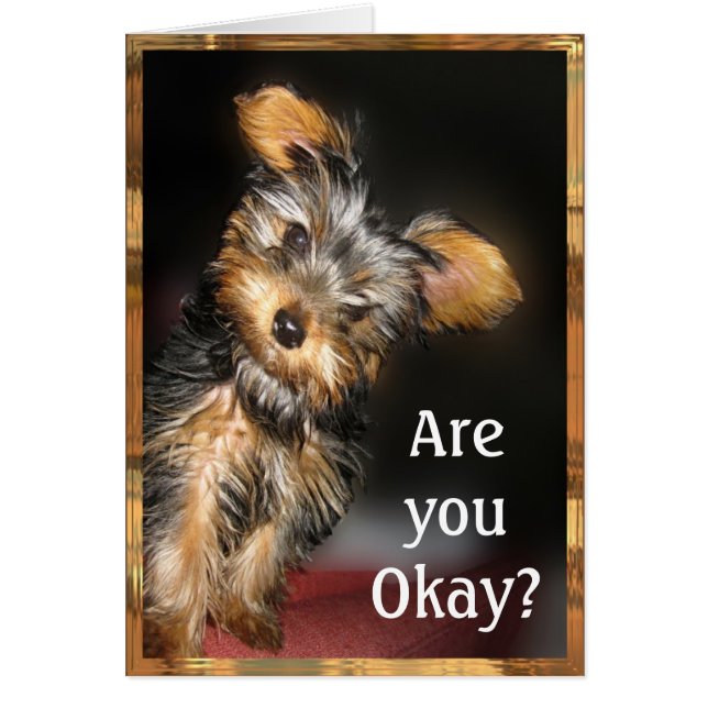 Are you Okay? Customisable (Front)