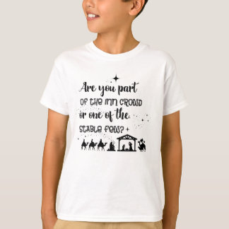 Are You Part Of The Inn Crowd? Christian Christmas T-Shirt