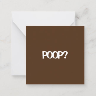 Are you ready for... POOP? Card