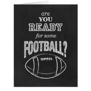 are you ready for some football?