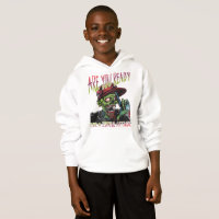 Are You Ready | Kids Zombie Attack Halloween Hoodi