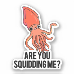 Are You Squidding Me Funny Squid Pun 