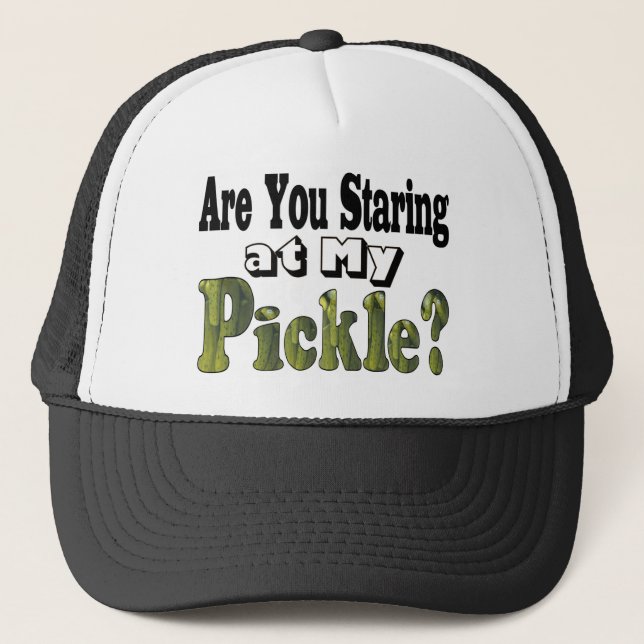 Are You Staring? Trucker Hat (Front)