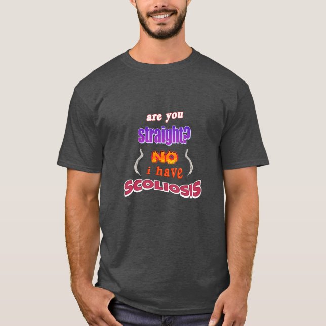 Are you straight No boy T-Shirt (Front)