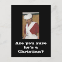 Are you sure he’s a Christian?