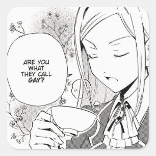 Are You What They Call Gay? WataOshi Square Sticker