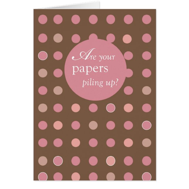 Are Your Papers Piling Up (Front)