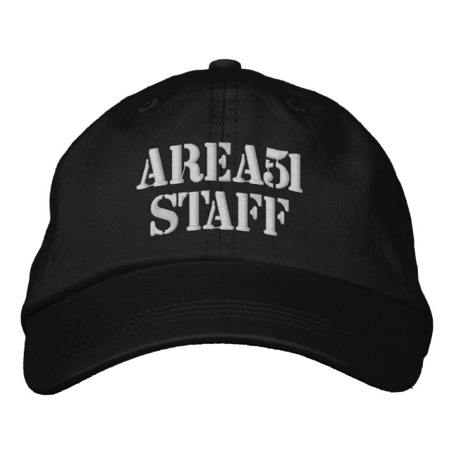 AREA51STAFF EMBROIDERED HAT (Front)