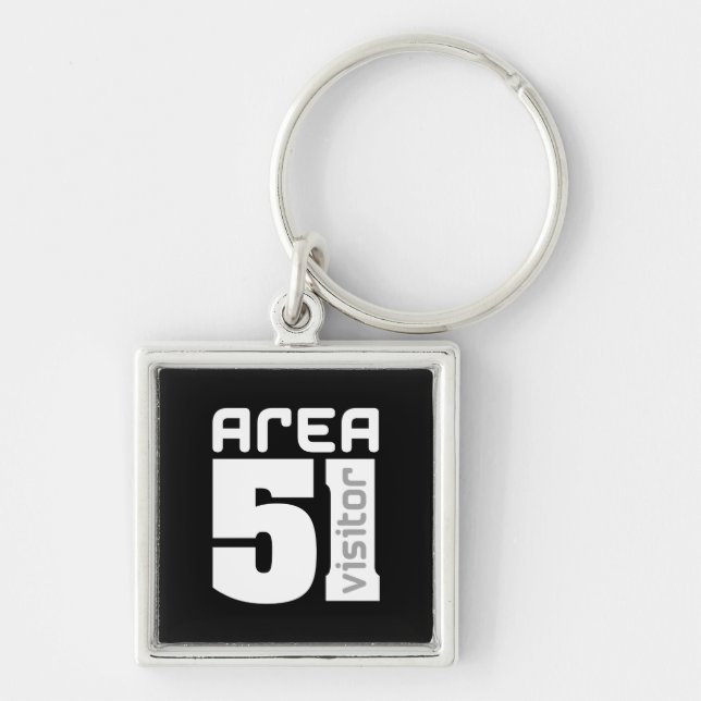 Area 51 Alien Visitor Key Ring (Front)