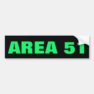 AREA 51 BUMPER STICKER