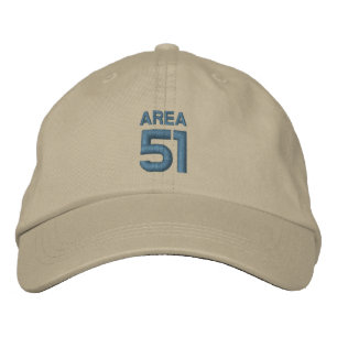 AREA 51 cap (khaki w//blue)