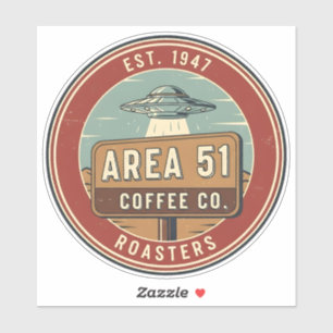 Area 51 Coffee Roasters Vintage Badge