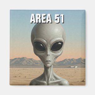 Area 51 Nevada Alien Magnet