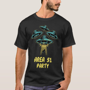 Area 51 Party UFO Funny Unisex and youth T T-Shirt