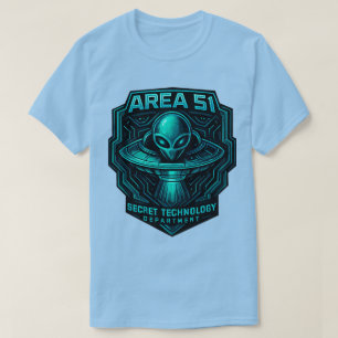 Area 51 - Secret Technology Department  T-Shirt