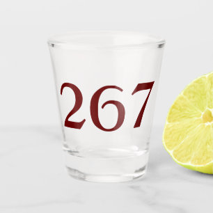 Area Code 267 (Philadelphia) Shot Glass