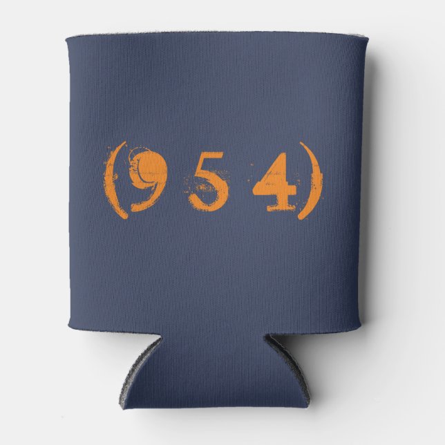 Area Code 954 Can Cooler (Front)