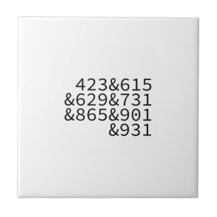 Area Codes Tennesse Ceramic Tile