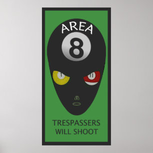 Area Eight Door Poster