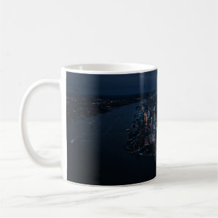 AREAL PHOTOGRAPHY OF CITY BUILDINGS COFFEE MUG