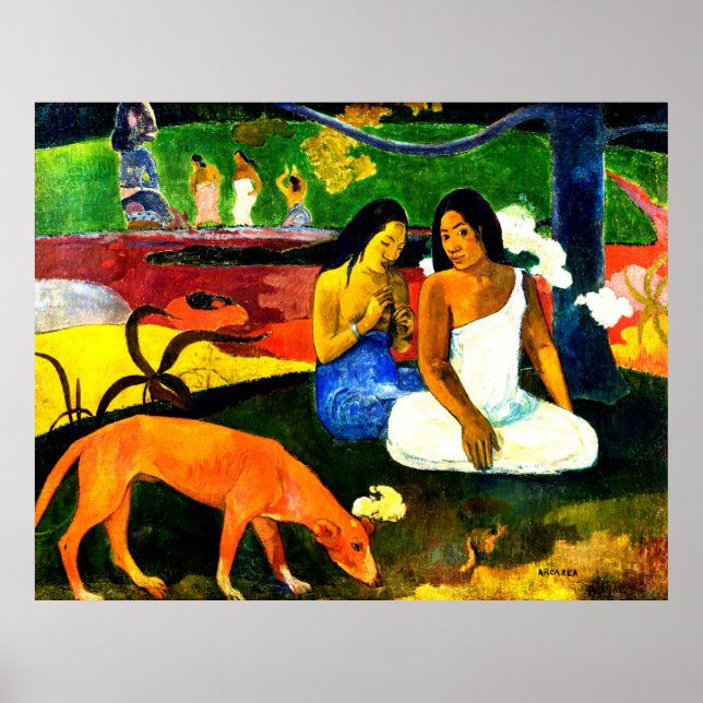  Arearea by Paul Gauguin Poster (Front)