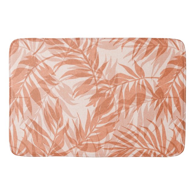 Areca Palms Hawaiian Tropical Vintage Bath Mat (Front)