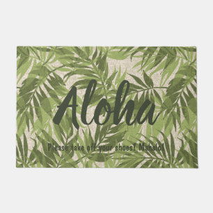 Areca Palms Hawaiian Tropical Vintage Doormat