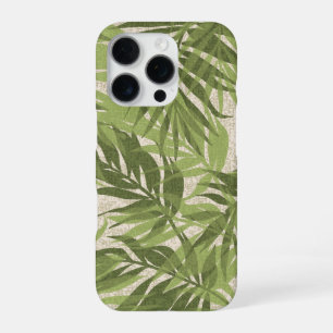 Areca Palms Hawaiian Tropical Vintage Green iPhone 16 Pro Case
