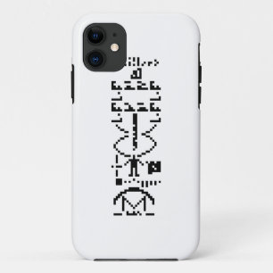 Arecibo Binary Message 1974 iPhone 11 Case