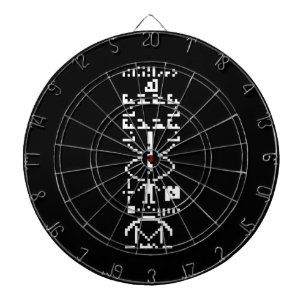 Arecibo Binary Message 1974 Dartboard