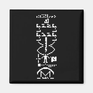 Arecibo Binary Message 1974 Magnet