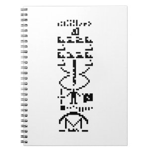 Arecibo Binary Message 1974 Notebook