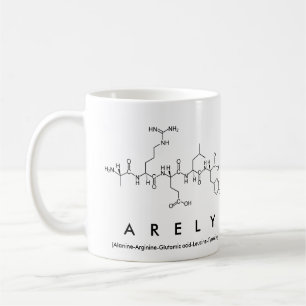 Arely peptide name mug