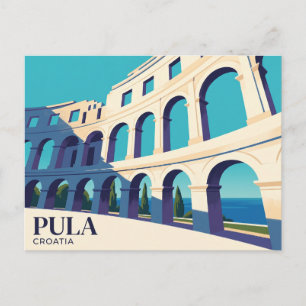 Arena of Pula Croatia Postcard