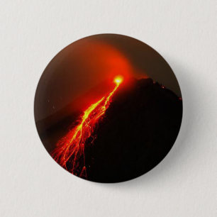 ARENAL VOLCANO, Costa Rica 6 Cm Round Badge