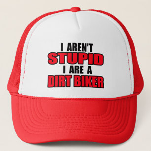 Aren't Stupid Dirt Bike Motocross Cap Hat