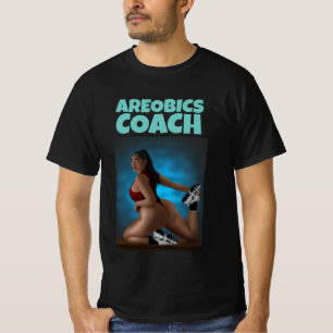 AREOBICS COACH MEN'S BIG BOTTOMED BEAUTY T-SHIRTS
