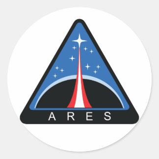 Ares Classic Round Sticker
