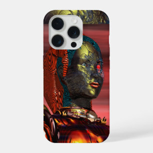 ARES /CYBORG PORTRAIT IN SUNSET Science Fiction iPhone Case